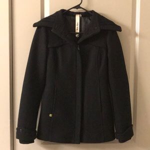 EUC black wool coat by Soia & Kyo size XXS